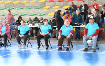 PERSONAS MAYORES VIBRARON EN CAMPEONATO DE BOCHAS