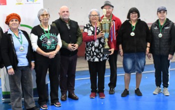 PERSONAS MAYORES VIBRARON EN CAMPEONATO DE BOCHAS