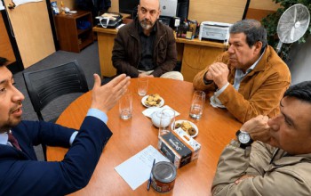 ALCALDE VELOSO SE REUNIÓ CON SEREMI DE AGRICULTURA