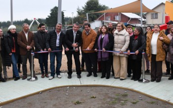 SE INAUGURAN TRES IMPORTANTES OBRAS EN BARRIO LA UNIÓN DE TUCAPEL